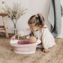 Cadita pentru papusa Smoby Baby Nurse Baleno Bath roz cu accesorii - 8