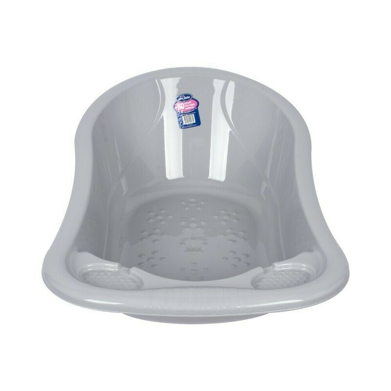 Sevibebe - cadita standard cu dop, 90x53 cm, gri