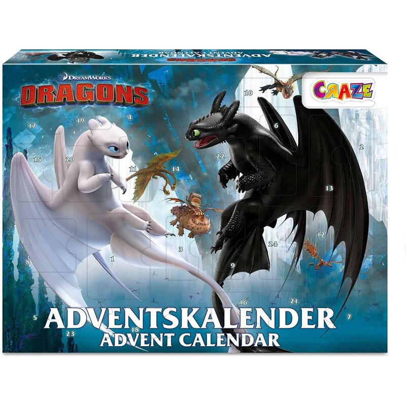 Craze - calendar craciun - dragons
