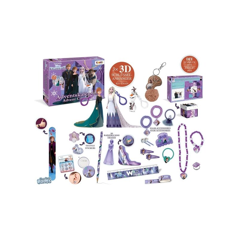 Craze - set bijuterii calendar craciun disney frozen 2