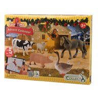 Collecta - Calendar de Craciun  cu figurine pictate manual Viata la ferma 84178