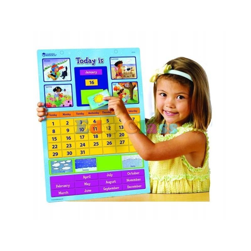 Learning resources - calendar educativ magnetic