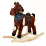 Calut balansoar din plus, Baby Mix, Arthur, Cu efecte de miscare a gurii, Cu melodie de cowboy si efect de galop, Maro Deschis - 1