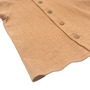 Camasa cu nasturi de vara pentru copii, din muselina, Biscuit, 110-116 cm (5-6 ani) - 2