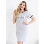 Camasa alaptat, Purelove, Din bumbac, Cu capse oblice, Masura XL, Grey - 10