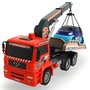 Dickie Toys - Camion de tractare Man Air Pump Crane Truck cu 1 masinuta - 1
