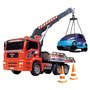 Dickie Toys - Camion de tractare Man Air Pump Crane Truck cu 1 masinuta - 3