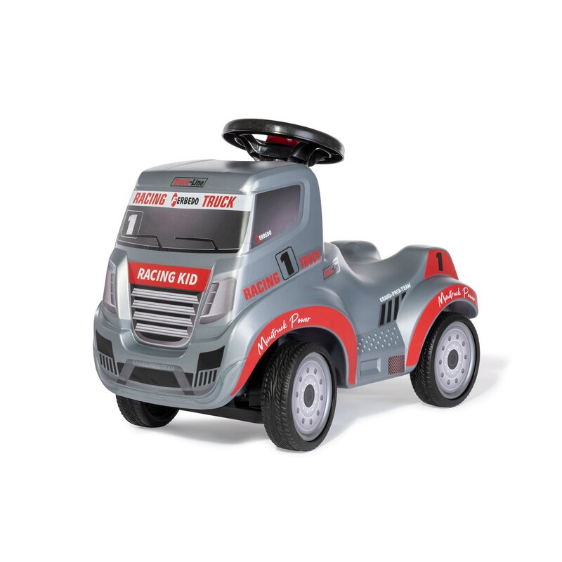 Camion fara pedale, ferbedotruck racing, gri