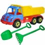 Camion pentru nisip, cu lopata si grebla , lungime 60 cm , multicolor, Robentoys - 2