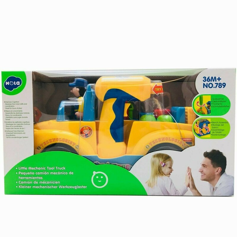 Jucarii bebe - camionul cu unelte al micului mecanic
