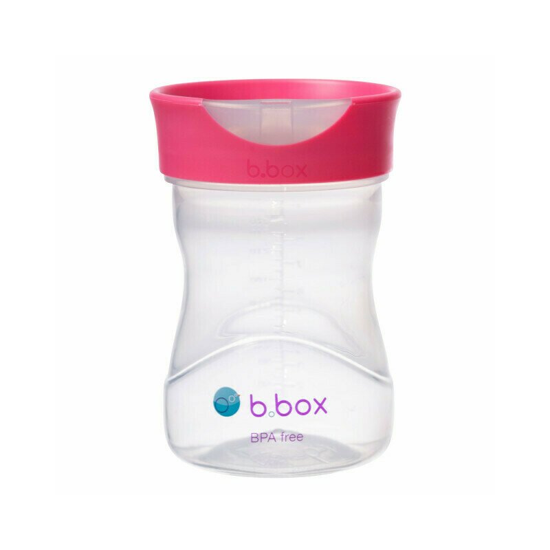 B.box - cană de antrenament de la , 240 ml, de la 12 luni, roz