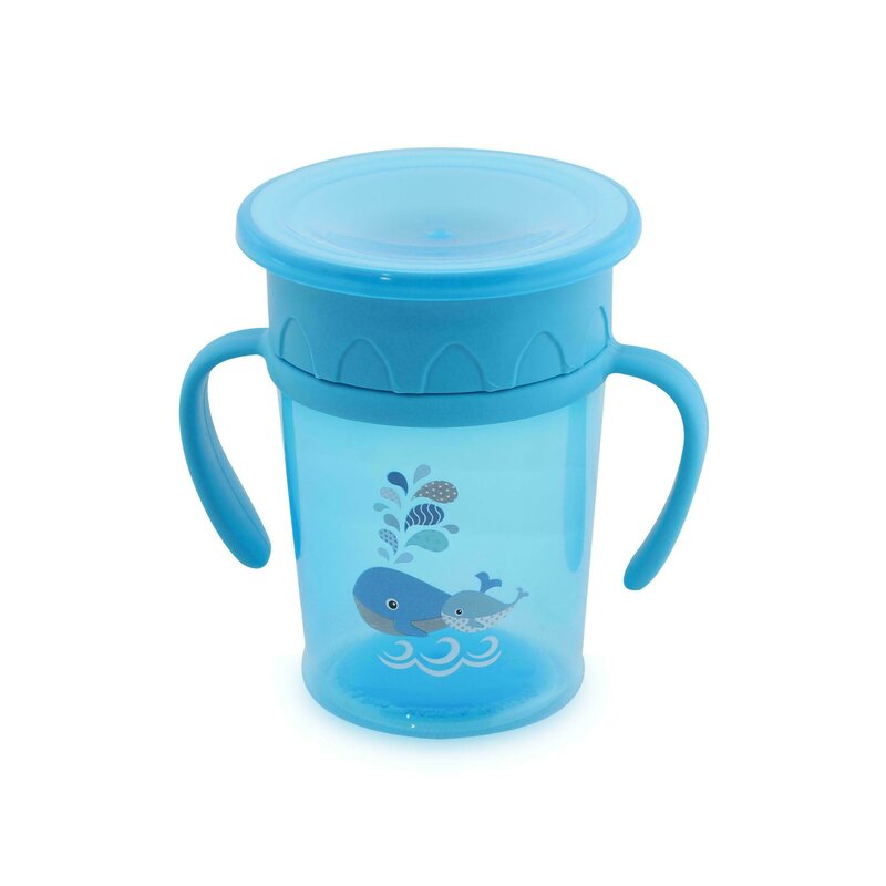 Lorelli - cana de tranzitie 12 luni+ 270 ml all around cup 360 grade culori diferite