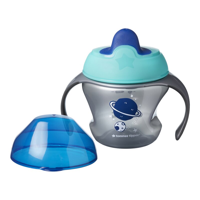 Tommee Tippee - Cana First Trainer, 150 ml, Planeta gri