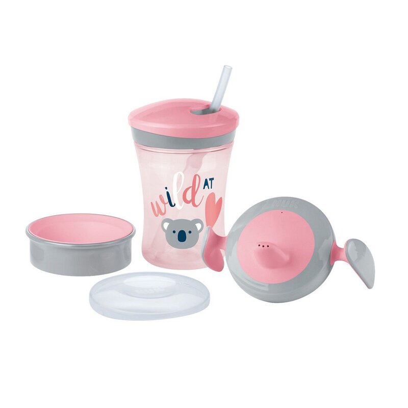 Nuk - set cana evolution all-in-1, roz
