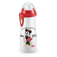 Nuk - Cana  Sport Mickey Rosu 450 Ml + Adaptor Push-Pull