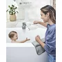 Cana pentru clatire, Skip Hop, Moby, 17 cm, Fara BPA, 0 luni+, Alb - 7