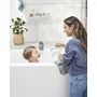 Cana pentru clatire, Skip Hop, Moby, 17 cm, Fara BPA, 0 luni+, Alb - 10