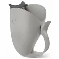 Cana pentru clatire, Skip Hop, Moby, 17 cm, Fara BPA, 0 luni+, Grey