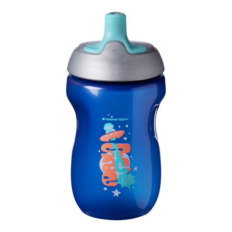 Tommee tippee - cana sports, onl, 300 ml, 12 luni+, albastru