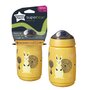 Cana Tommee Tippee Sippee cu protectie BACSHIELD™ si capac, 390 ml, 12 luni +, Galben, 1 buc - 1