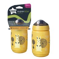 Tommee tippee - Cana  Sippee cu protectie BACSHIELD™ si capac, 390 ml, 12 luni +, Galben, 1 buc