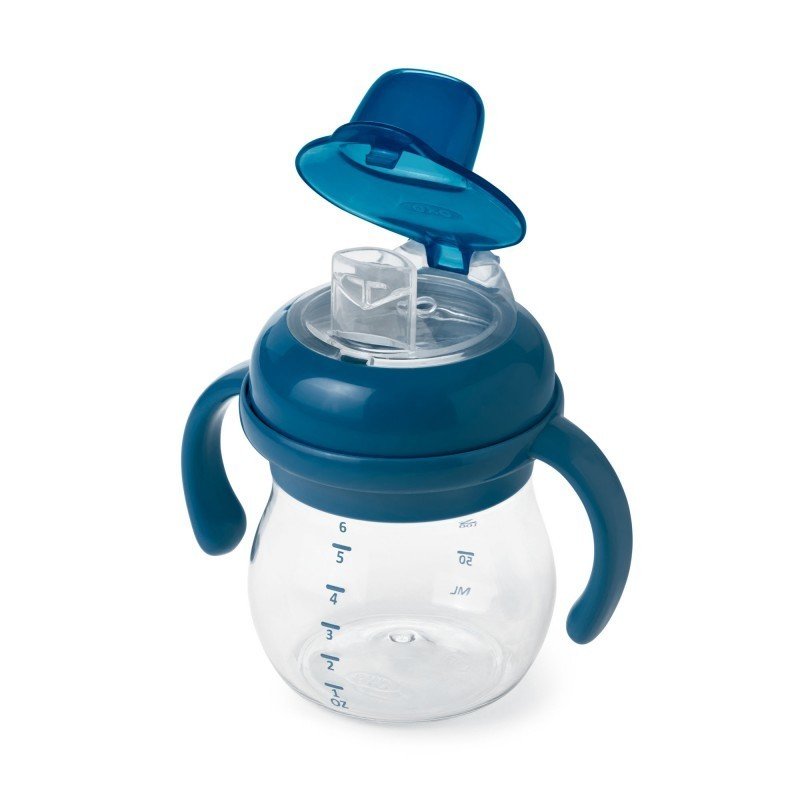 Oxo tot - cana tranzitie anticurgere cu varf moale 150 ml, navy