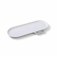 Cantar electronic pentru bebelusi, BabyOno, Capacitate 30 kg, Precizie, Display digital mare, Ergonomic, Usor de utilizat, 70x32 cm, 0 luni+, Alb