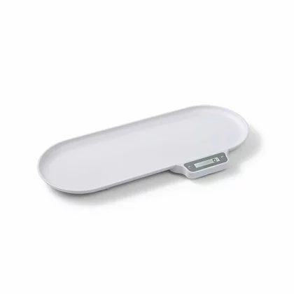 Cantar electronic pentru bebelusi, BabyOno, Capacitate 30 kg, Precizie, Display digital mare, Ergonomic, Usor de utilizat, 70x32 cm, 0 luni+, Alb