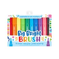 Carioci lavabile cu pensula, Big Bright Brush, set 10 culori
