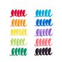 Carioci lavabile cu pensula, Big Bright Brush, set 10 culori - 2