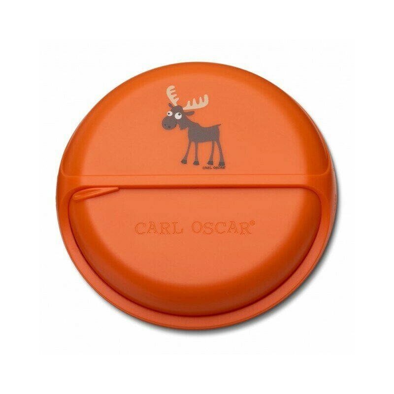 Carl oscar - caserola compartimentata snackdisc, orange
