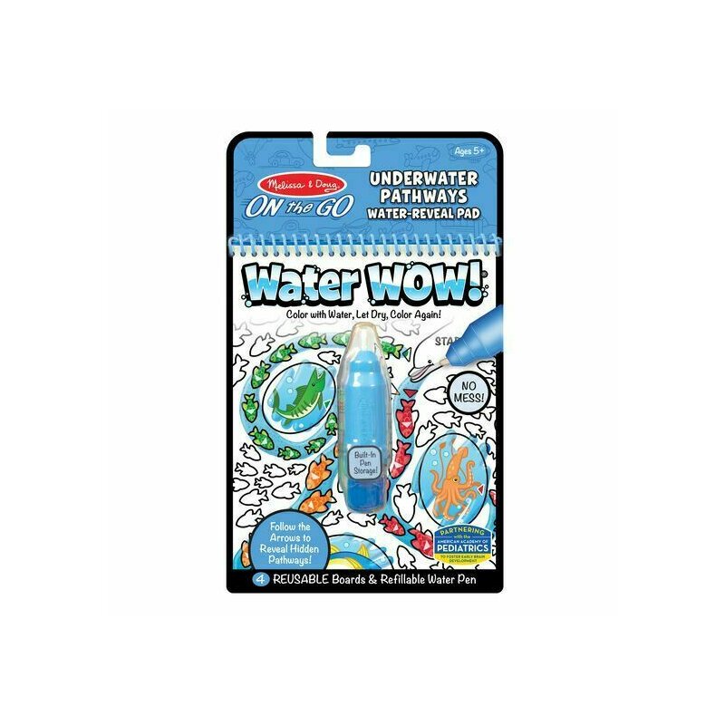 Melissa & doug - set pictura cu apa labirint subacvatic