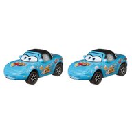 Mattel - Set vehicule Dinoco Mia , Disney Cars 3,  Metalice, Cu Dinoco Tia