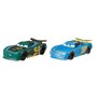 Mattel - Set vehicule Herb Curbler si Michael Rotor , Disney Cars 3 , Metalice - 1