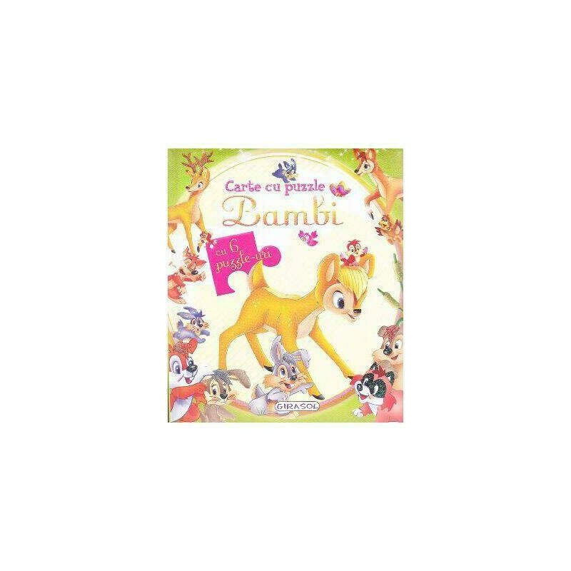 Puzzle personaje Bambi , Puzzle Copii , In carte, piese 36