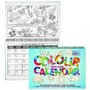 Carte de colorat - Calendarul meu - 1