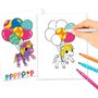 Carte de colorat cu carioci Ylvi Create Your Unicorn Depesche PT12168 - 6