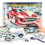 Carte de colorat cu stickere Monster Cars Depesche PT11884 - 2