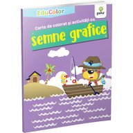 Editura Gama - Carte de colorat si activitati cu semne grafice