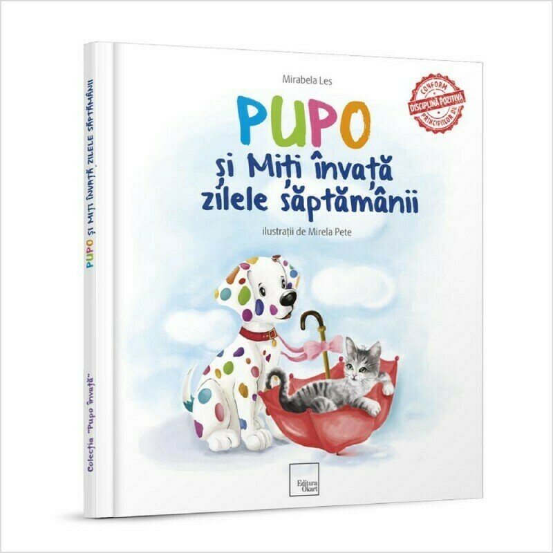 Pupo - carte educativa si miti invata zilele saptamanii , cu poezii