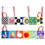 Carte senzoriala, Jokomisiada, Acordeon, Cu manere, Cu oglinda, 0 luni+, Multicolor - 3