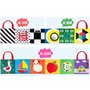 Carte senzoriala, Jokomisiada, Acordeon, Cu manere, Cu oglinda, 0 luni+, Multicolor - 5