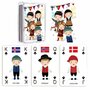 As - Carti de joc Invata despre tarile Europei , Royal,  3 in 1, Educative, din Pltic - 1