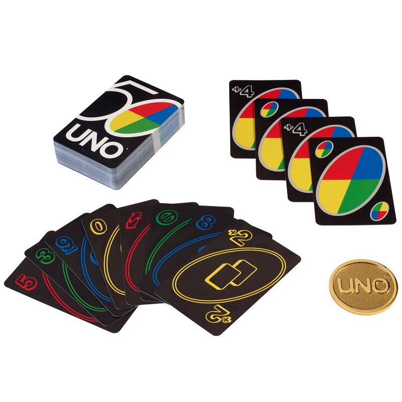Mattel - carti de joc 50 ani , uno