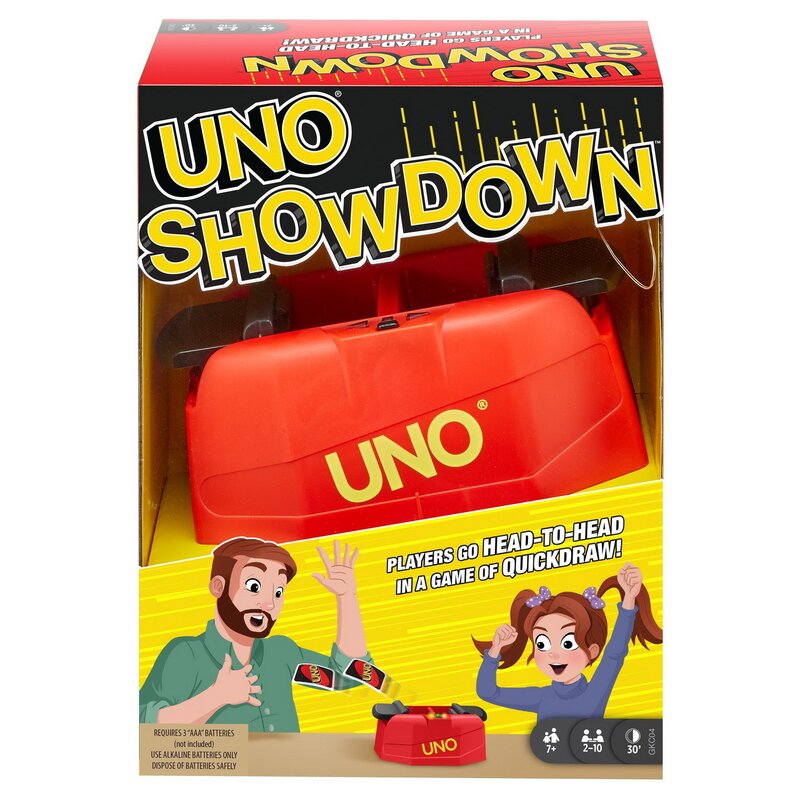 Mattel - CARTI DE JOC UNO SET DE JOACA SHOWDOWN