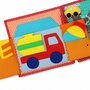 Jolly Designs - Carti educative din fetru cu activitati pentru bebelusi si copii Quiet books - The Fast Car - 2