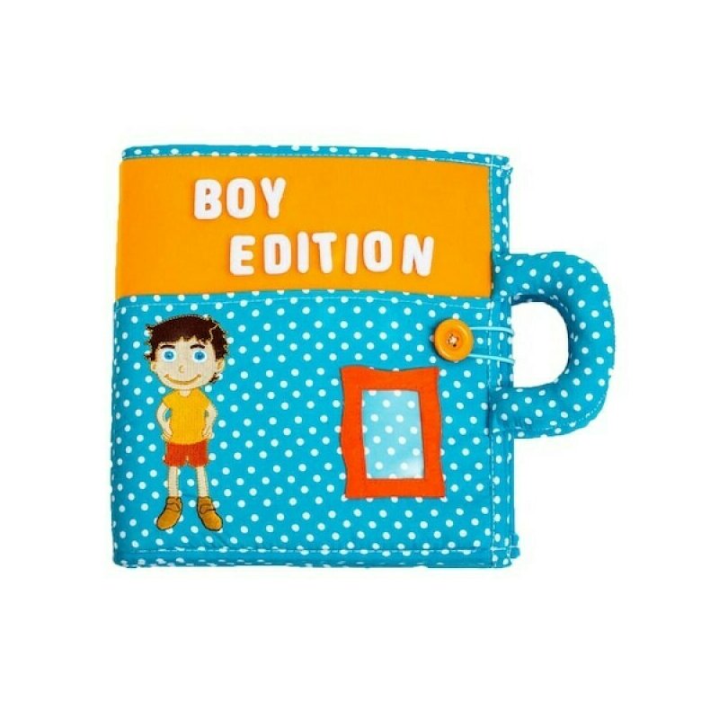 Jucarie multifunctionala carticica cu activitati boy , quiet book