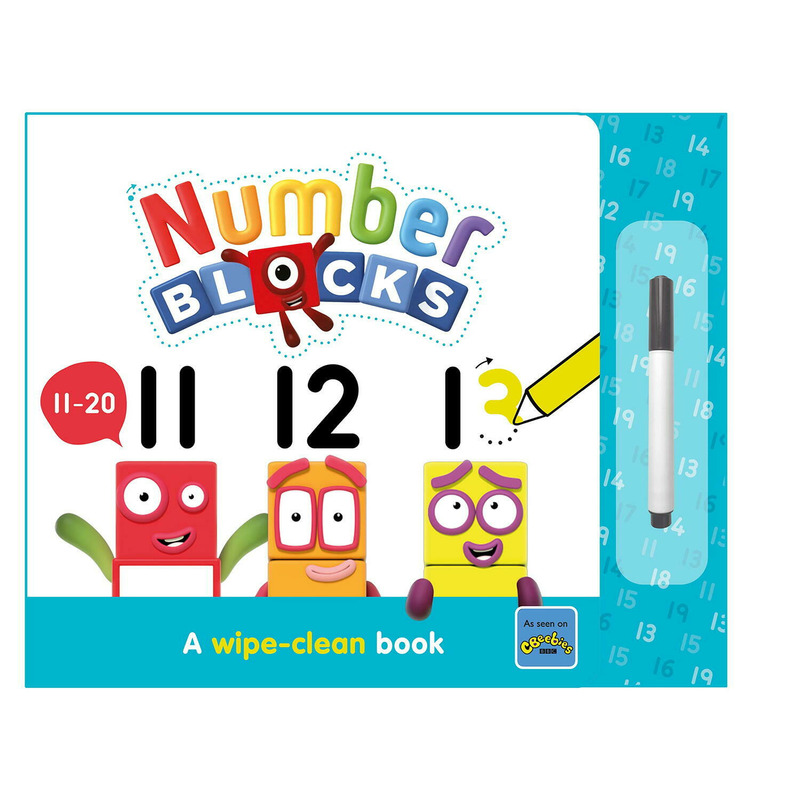 Carticica Scriu si sterg - Numberblocks 11-20