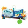 Carticica senzoriala, BabyOno, Prima calatorie in padure, Cu jucarie pentru dentitie, Texturi multiple, Fosnaitoare, Moale, Sistem de atasare, 0 luni+, Multicolor - 9