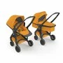 Carucior 2 In 1, Greentom, 100% Ecologic, Black Sunflower - 1